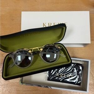 KREWE St. Louis Matte Oyster to Crystal Mirror